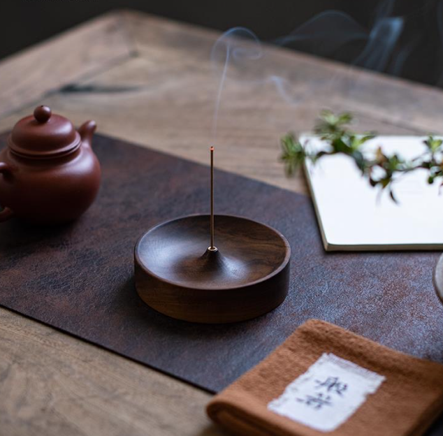 Walnut Wood Incense Holder - Image 4